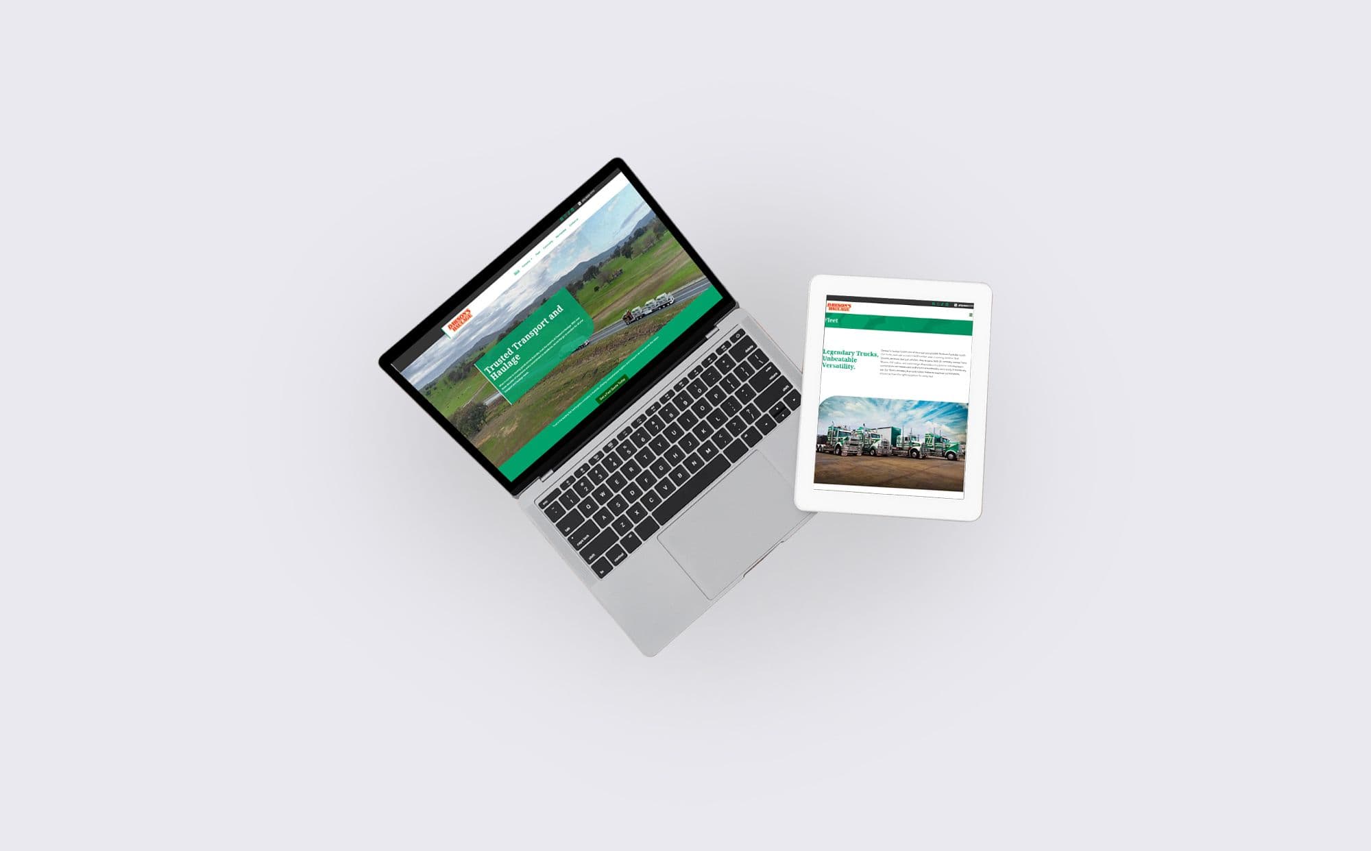Dawson's Haulage Website design